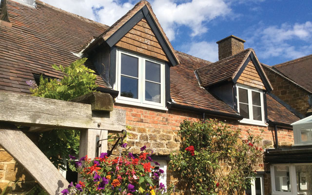 double glazing with timber effect